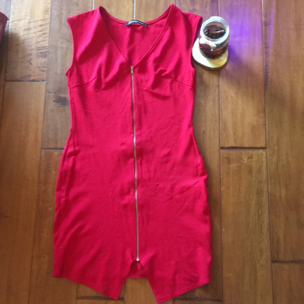 🥰Red foreign exchange mini dress